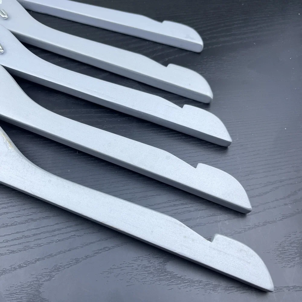 Columbia Sportswear Company Wooden Clothes Hangers Gray Set of 5